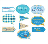 One Is Fun  - 10 Piece Birthday Party Photo Booth Props Kit