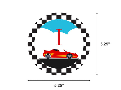 Cars Am One Banner Birthday Decoration
