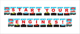 Cars Birthday Party Banner for Decoration