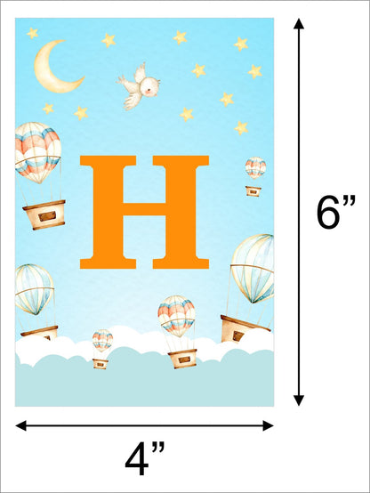 Personalized Up Up Away Banner For Birthday Decoration I Happy Birthday Banner