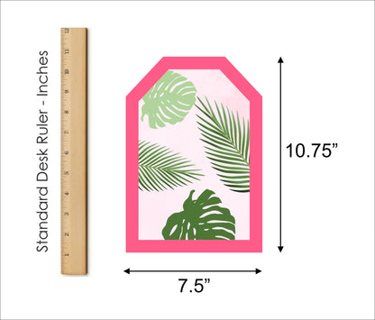 Flamingo Theme Birthday Party Paper Door Banner for Wall Decoration