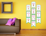Spa Theme Birthday Party Paper Door Banner for Wall Decoration