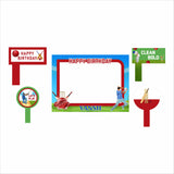 Cricket Theme Birthday Party Selfie Photo Booth Frame & Props
