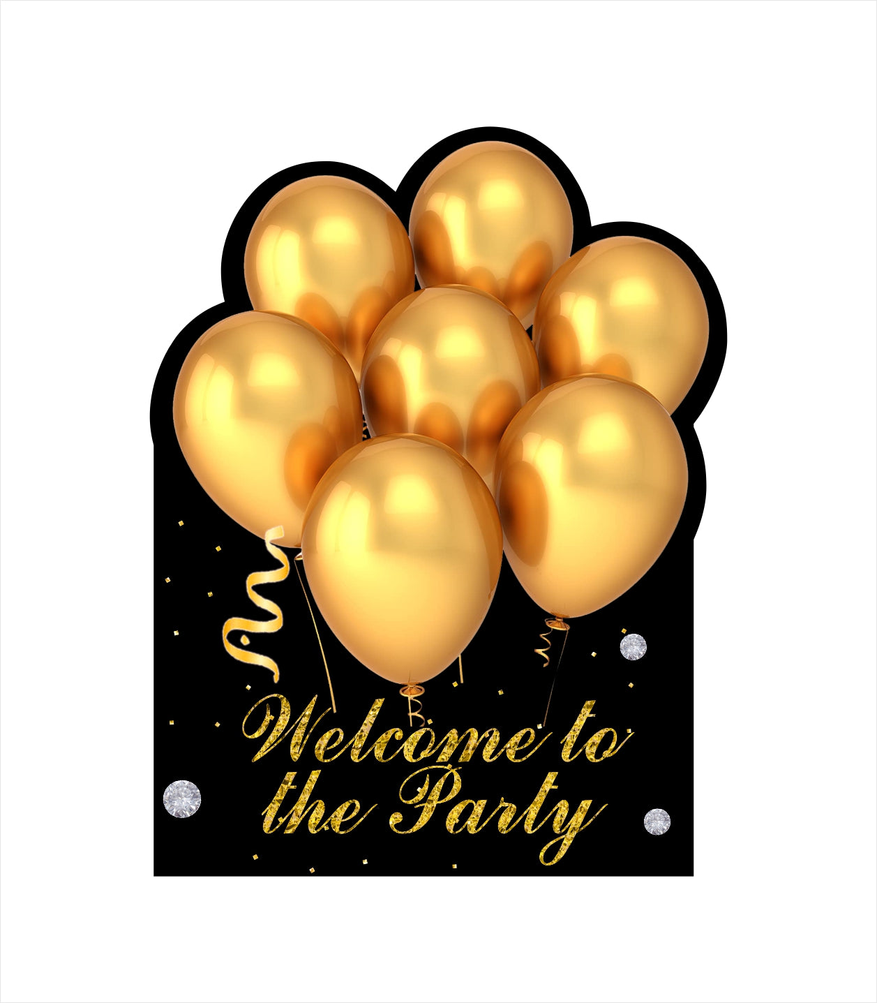 Milestone Birthday Party Welcome Board