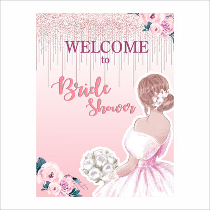 Bride to be Theme Party Welcome Board