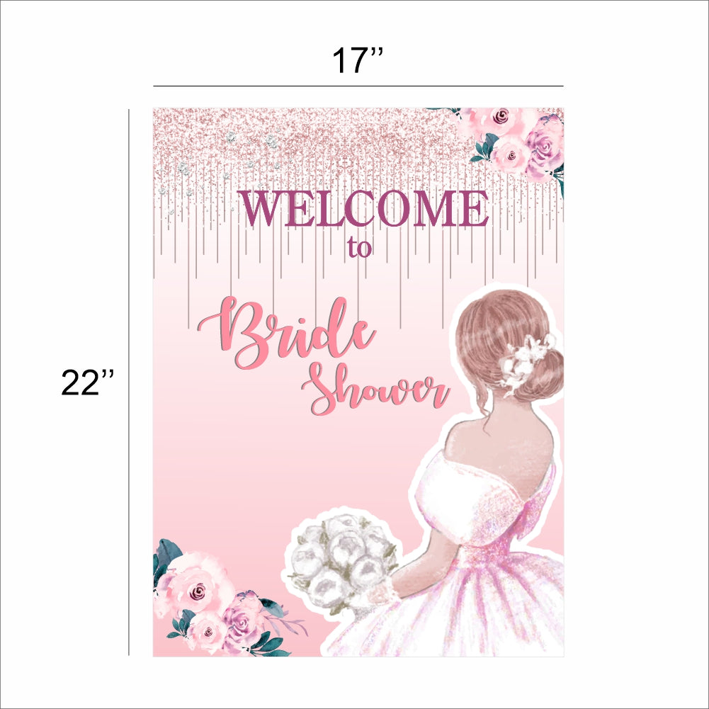 Bride to be Theme Party Welcome Board