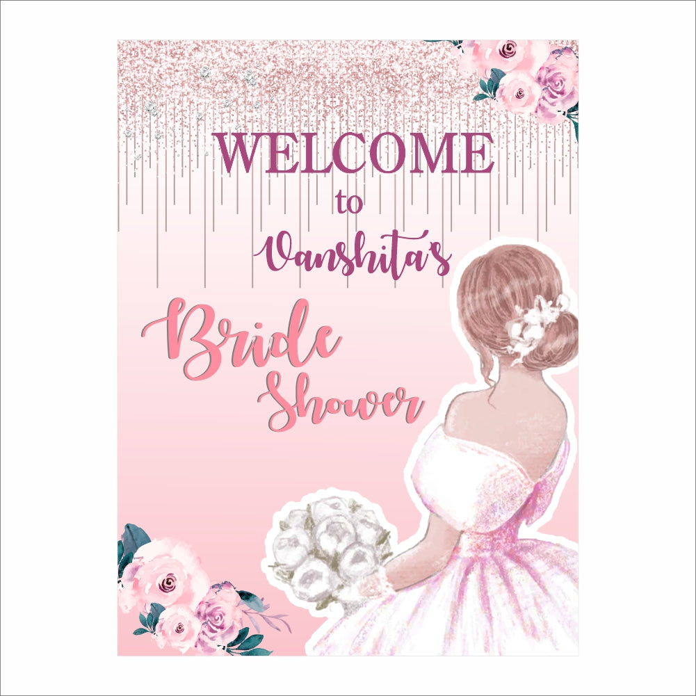 Bride to be Theme Party Welcome Board