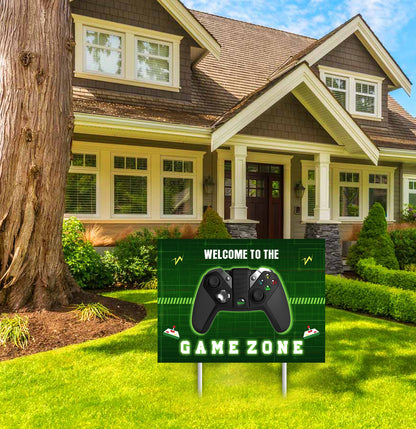 Gaming Birthday Party Welcome Board