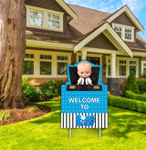 Boss Baby Theme Birthday Party Welcome Board