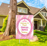 Princess Birthday Party Welcome Board