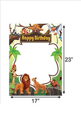 The Lion King Theme Birthday Party Selfie Photo Booth Frame