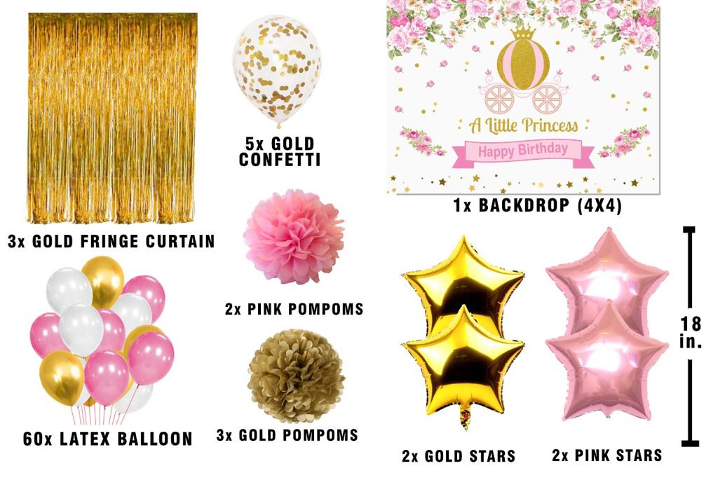 Princess Birthday Complete Party Set