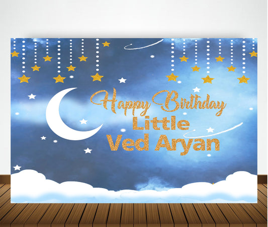 Personalize Birthday Backdrop Banner