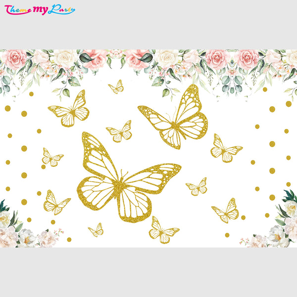 Butterflies & Fairies Theme Party Backdrop