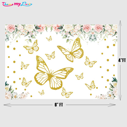 Butterflies & Fairies Theme Party Backdrop