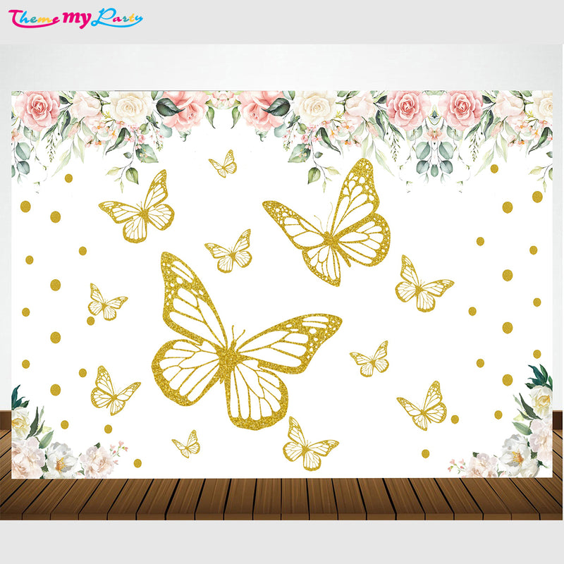 Butterflies & Fairies Theme Party Backdrop