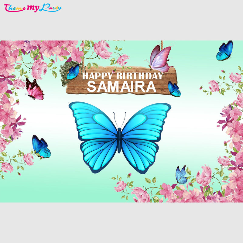 Butterflies & Fairies Theme Party Backdrop