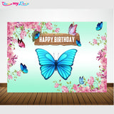 Butterflies & Fairies Theme Party Backdrop