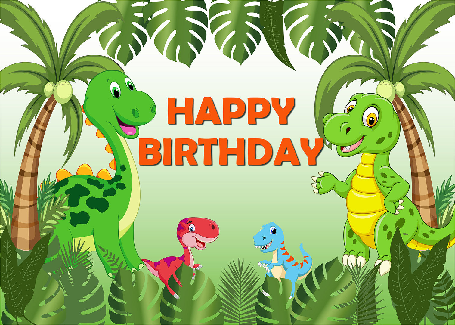 Buy Dinosaur Party Decoration Backdrop | Party Supplies | Thememyparty ...