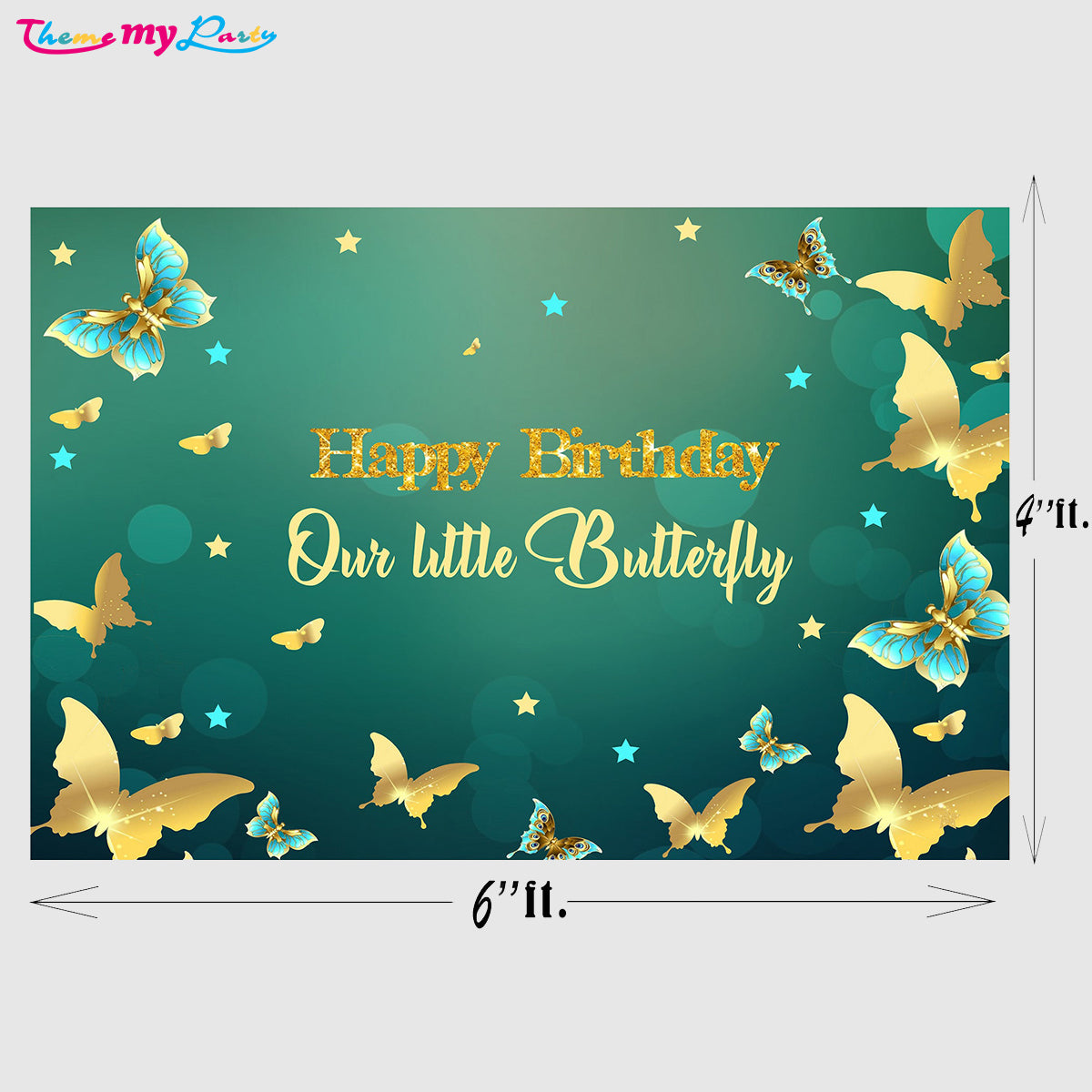 Butterflies & Fairies Theme Party Backdrop