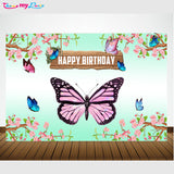 Butterflies & Fairies Theme Party Backdrop