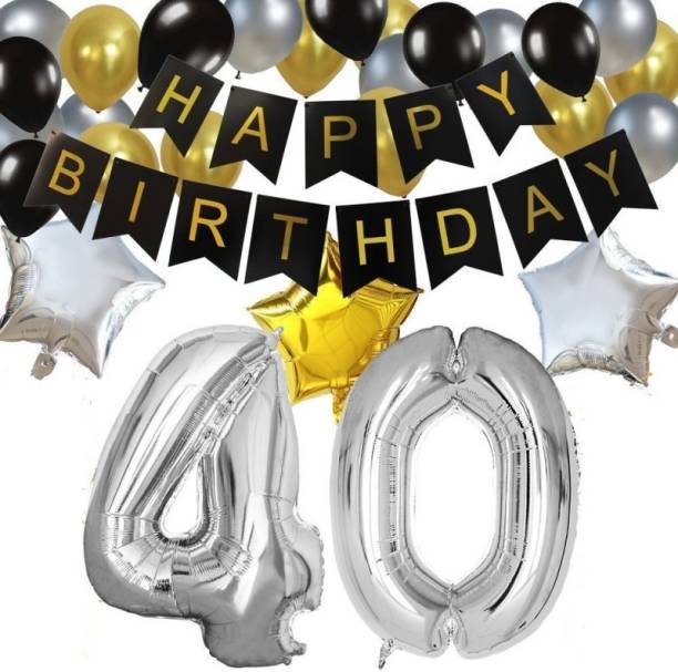 40th Birthday Decorations Combo