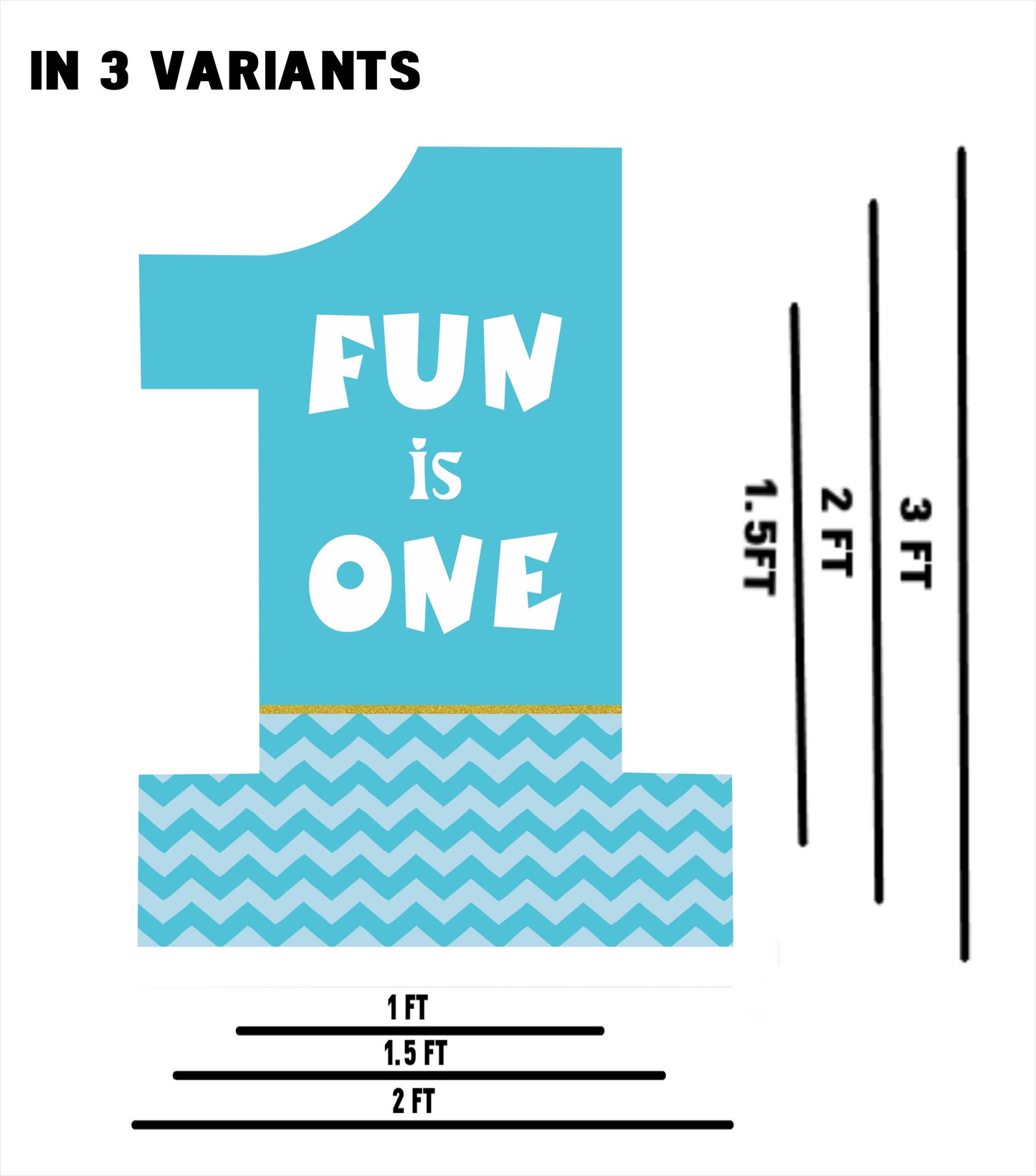 One Is Fun Boys Birthday Party Welcome Board
