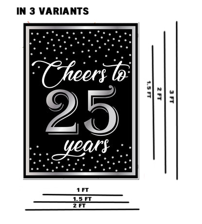 25th Anniversary or Silver Jubilee Welcome Board