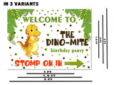 DINOSAUR BIRTHDAY PARTY WELCOME BOARD