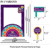 Diwali Photo Booth Picture Frame