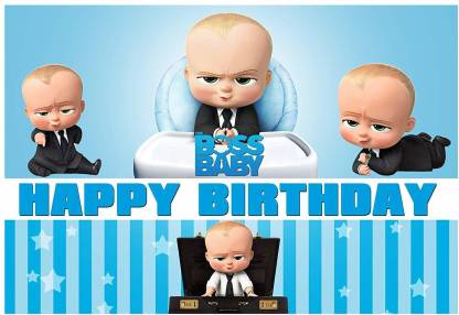 Boss Baby Birthday Party Backdrop