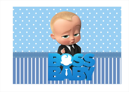 Boss Baby Theme Party Backdrop