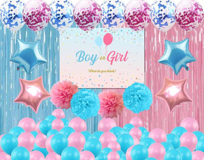 Pink Or Blue Party Complete Decoration Kit 