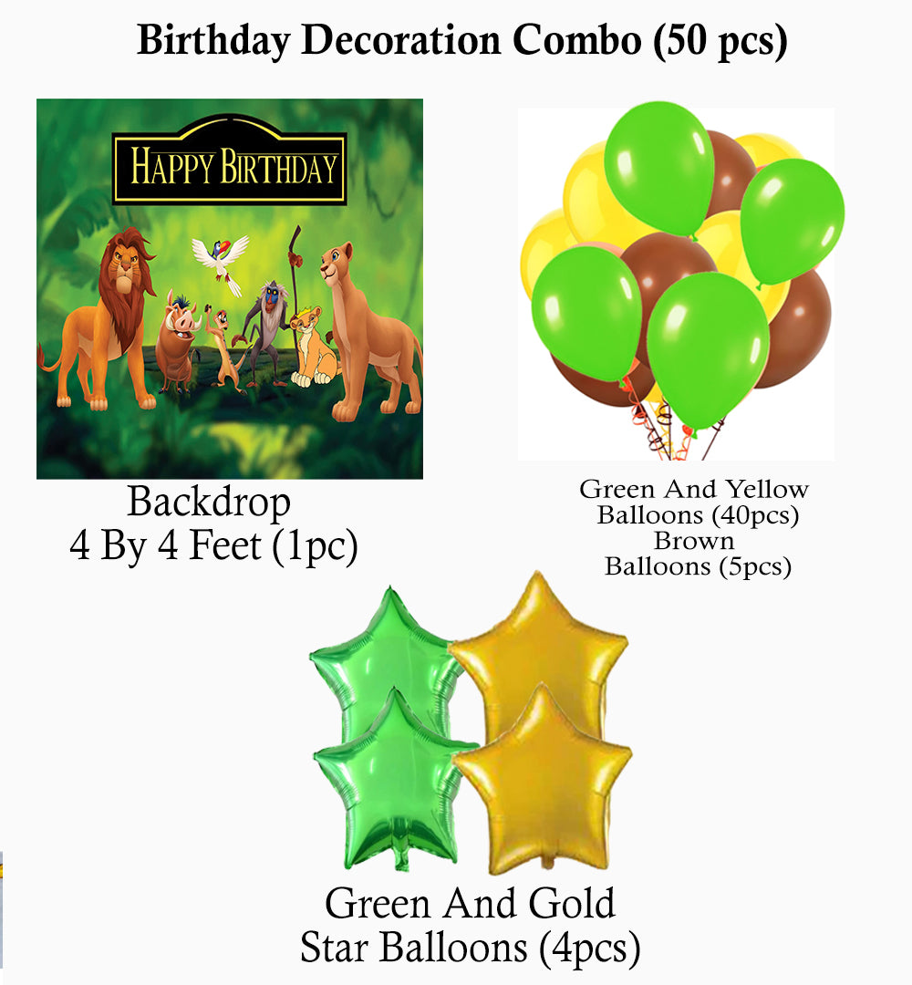 The Lion King Theme Party Complete Set for Decoration