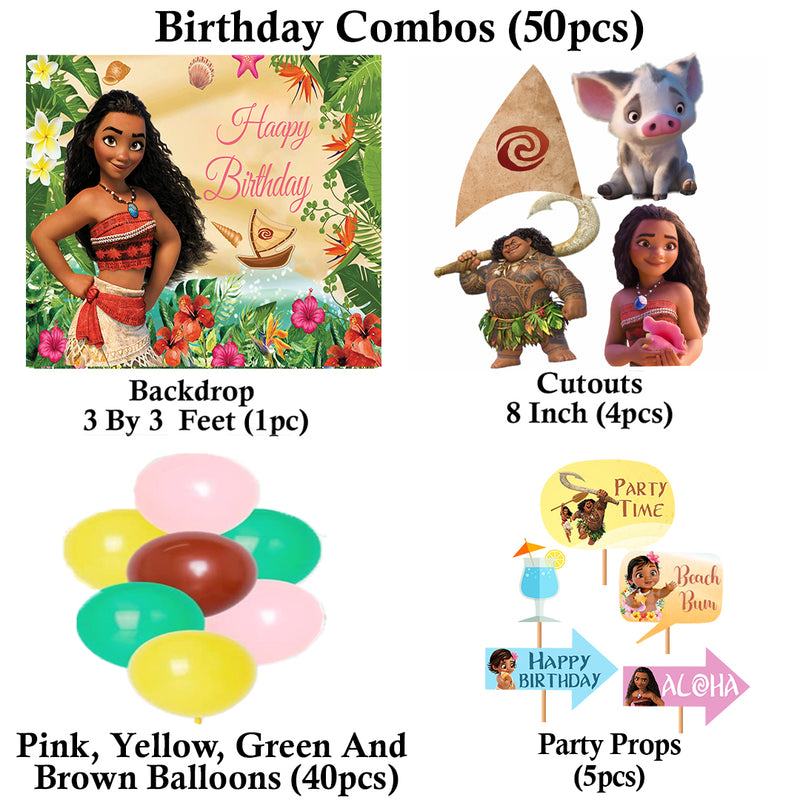 Moana Theme Party Complete Set for Decoration