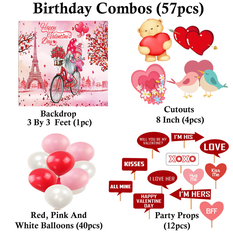 Valentine Party Decorations Complete Set