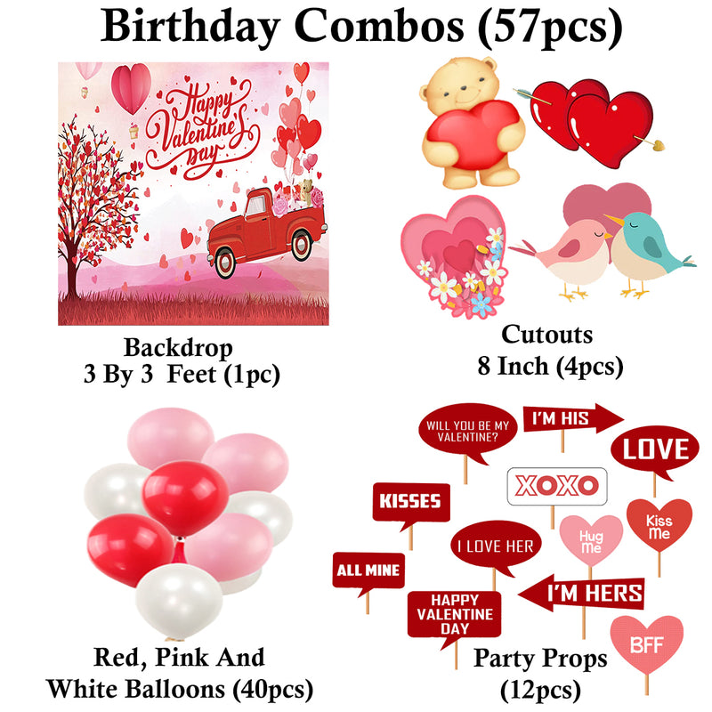 Valentine Party Decorations Complete Set