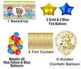 Cocomelon Theme Birthday Party Complete Party Set