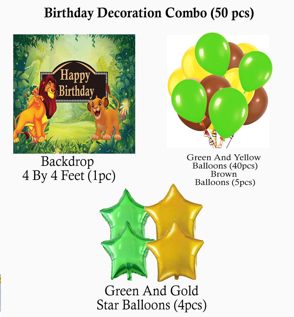 The Lion King Theme Party Complete Set for Decoration