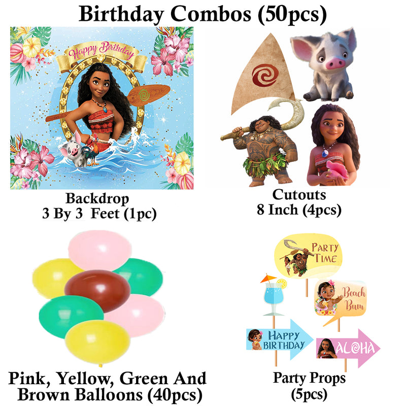 Moana Theme Party Complete Set for Decoration