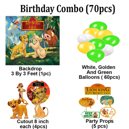 The Lion King Theme Party Complete Set for Decoration