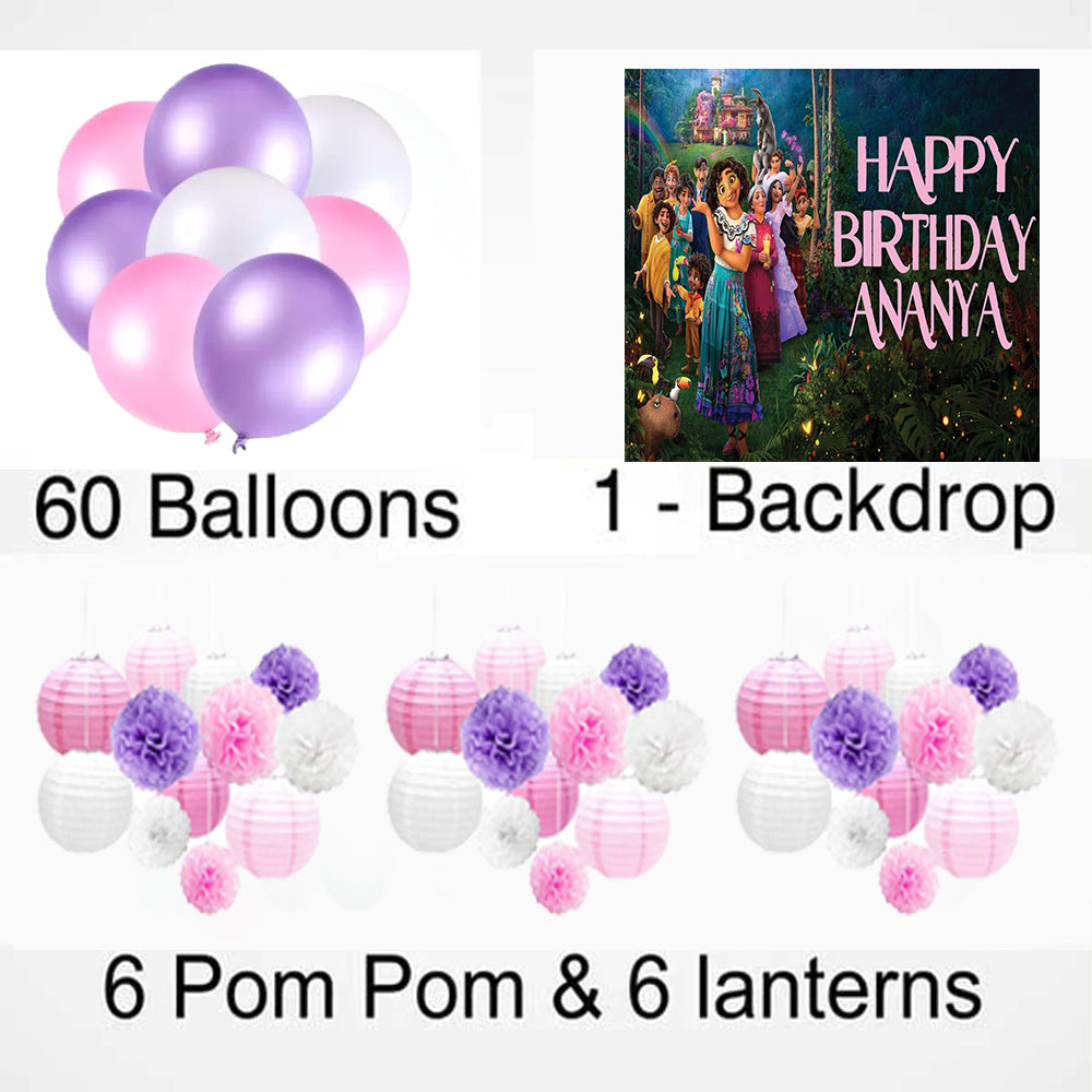 Encanto Theme Birthday Party Complete Decoration Kit