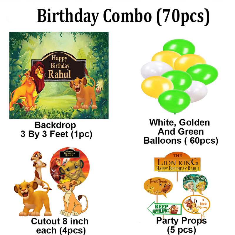 The Lion King Theme Party Complete Set for Decoration