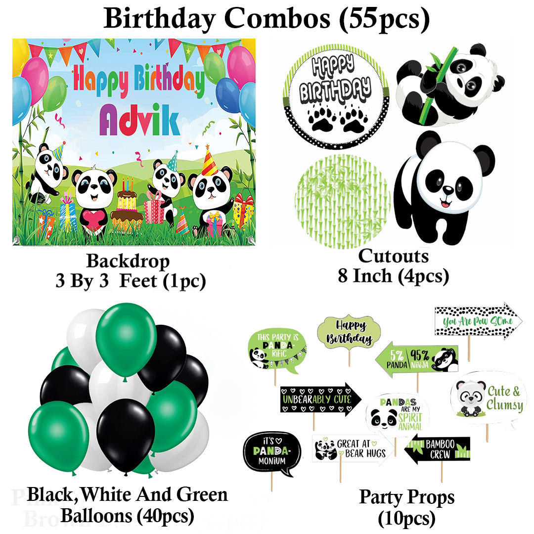 Panda Theme Party Complete Set for Decoration