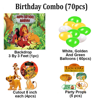 The Lion King Theme Party Complete Set for Decoration