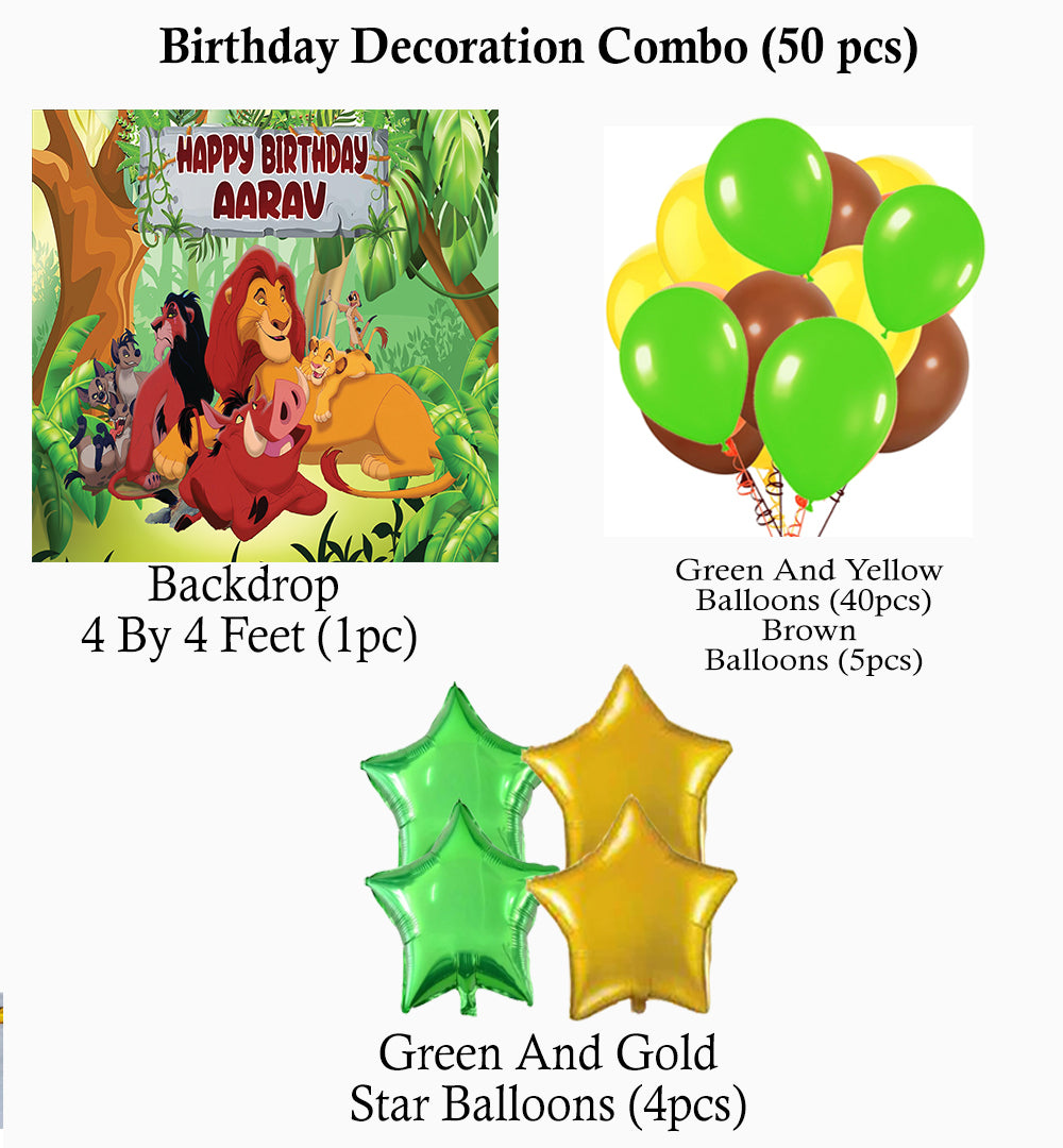 The Lion King Theme Party Complete Set for Decoration