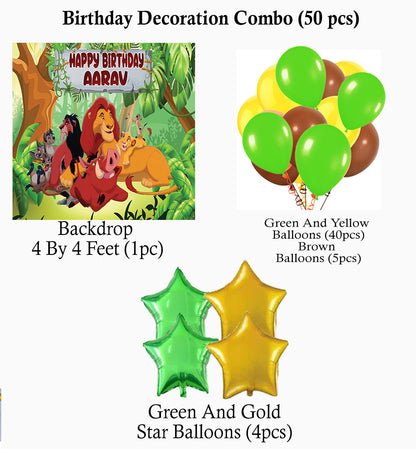 The Lion King Theme Party Complete Set for Decoration