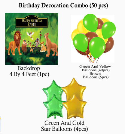 The Lion King Theme Party Complete Set for Decoration