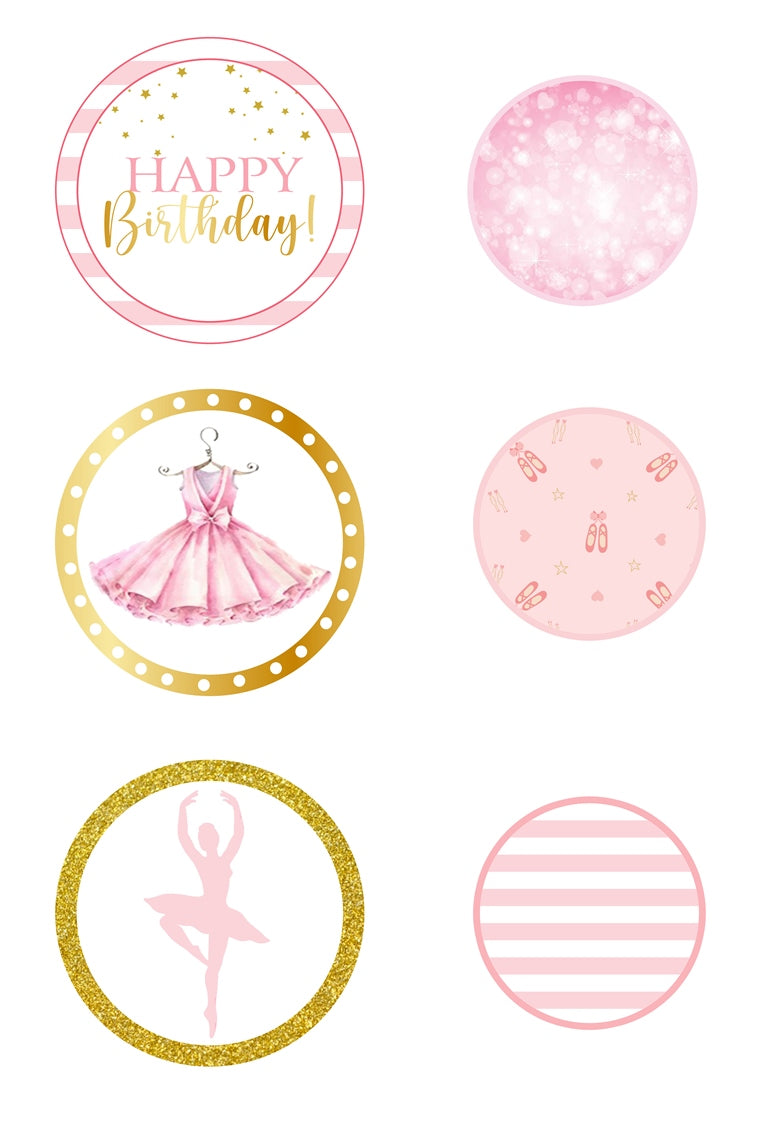 Ballerina Theme Birthday Party Table Confetti for Decoration
