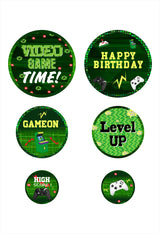 Gaming Theme Birthday Party Table Confetti